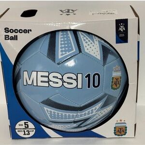 FA Light Blue Messi Soccer Ball